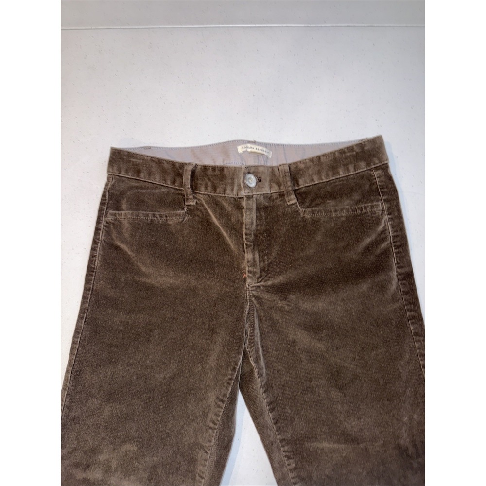 Banana Republic Flare Corduroy Pants Coastal Cottage Academia  Mid Rise Sz 28 /6 - Picture 3 of 11